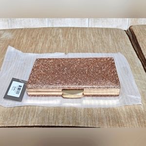 Nina Rose Gold clutch